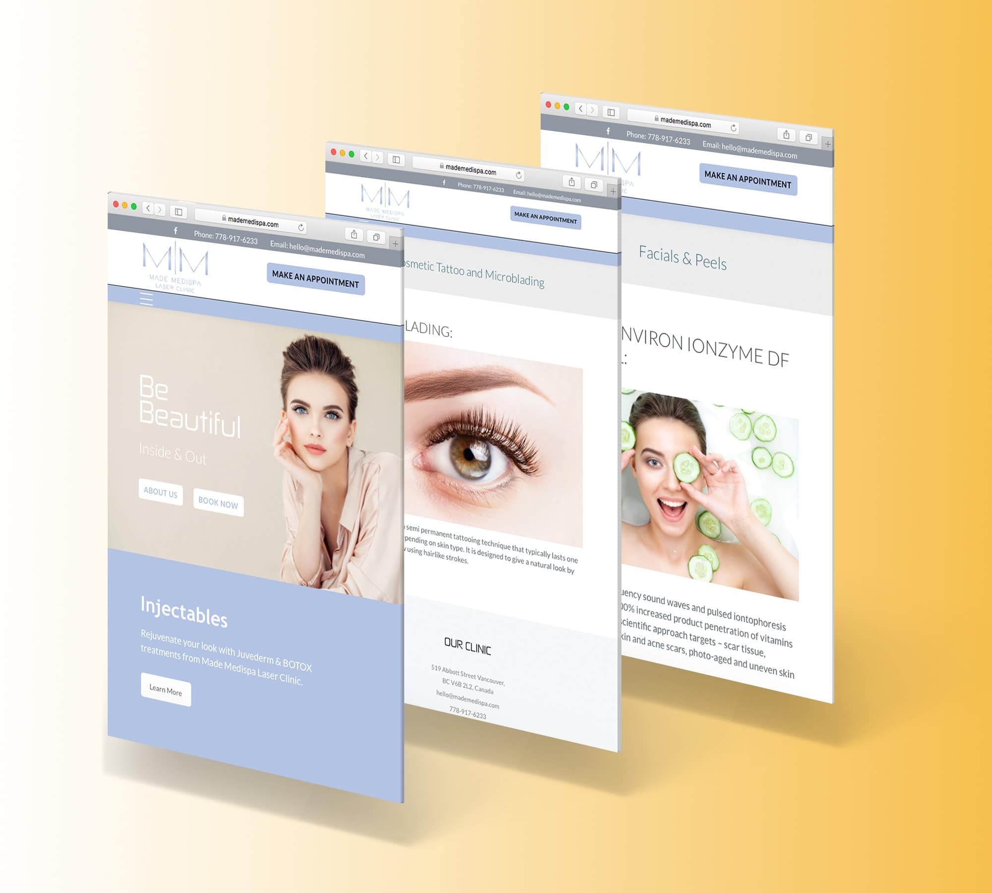 Made Medispa Web Display