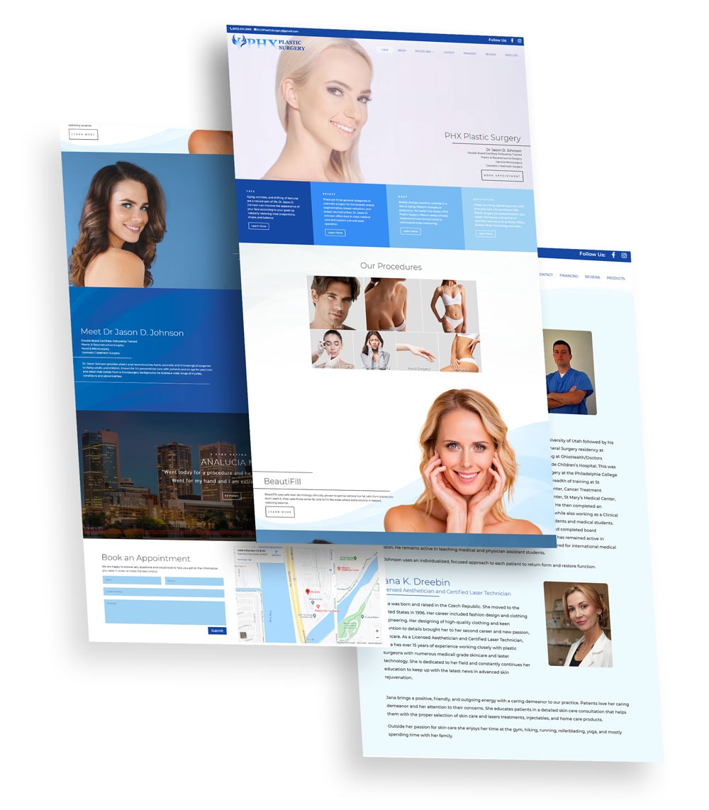 PHX Plastic Surgery Web Design