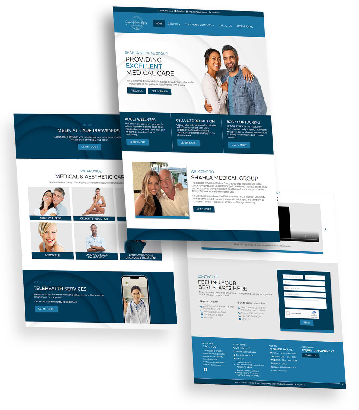 Shahla Medical Group | Best Medical Websites Portfolio