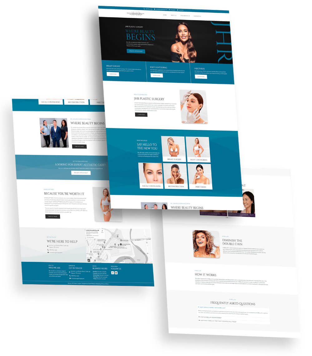 JHR Plastic Surgery Portfolio | Spark Medical Marketing