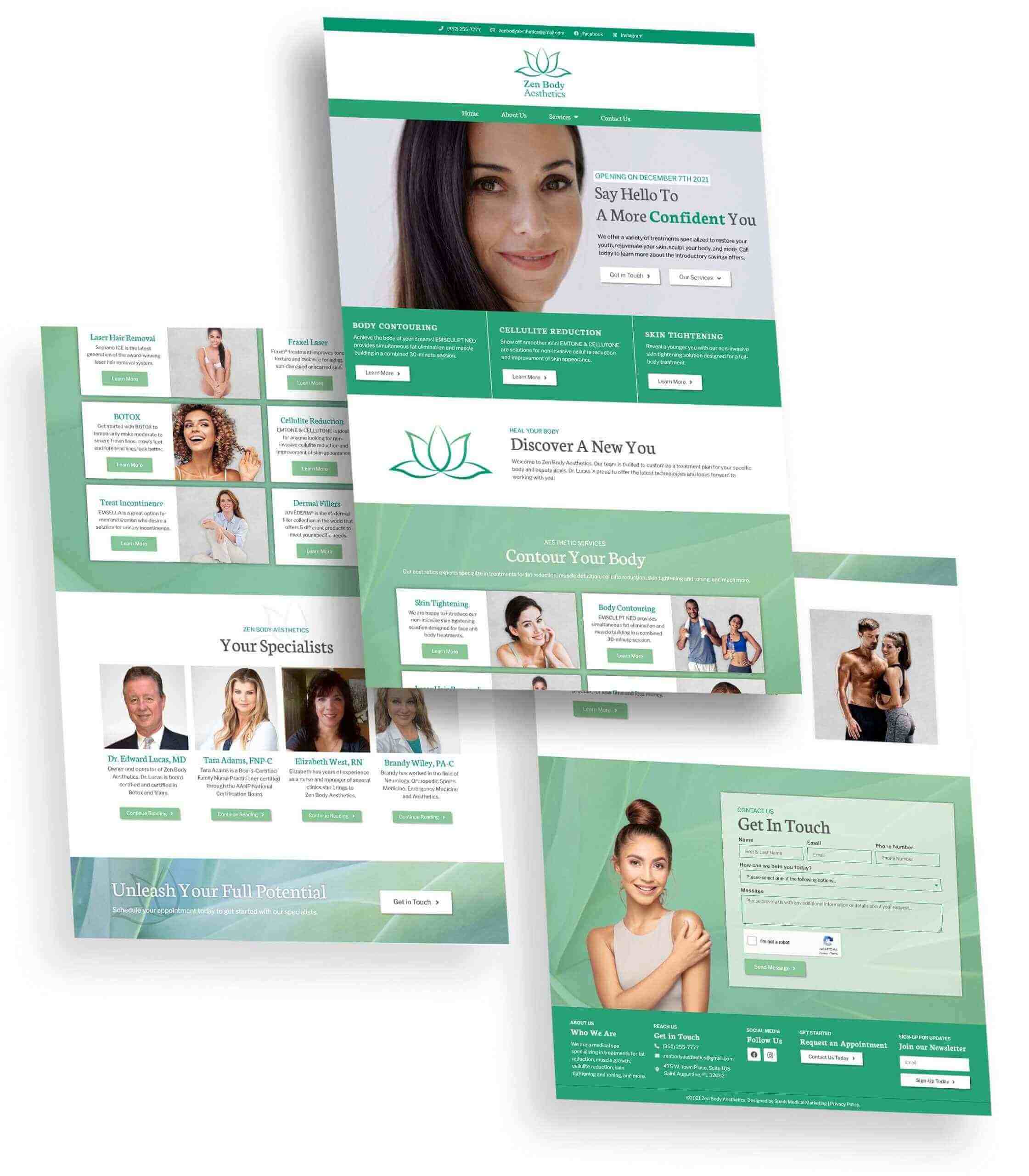 Zen Body Aesthetics | Best Medical Websites Portfolio