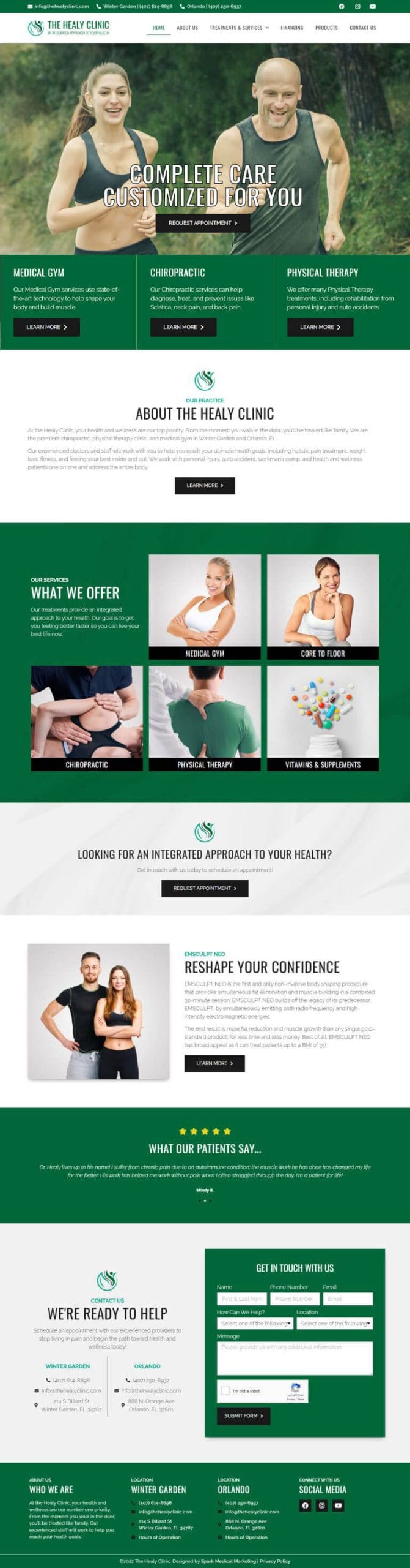 The Healy Clinic | Spark Medical Marketing